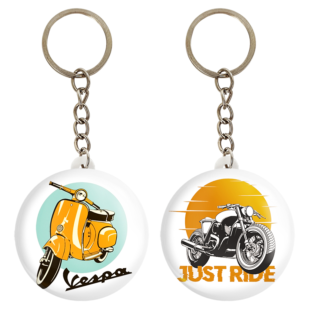 جاکلیدی خندالو مدل موتور سیکلت کد 1034110348 مجموعه 2 عددی