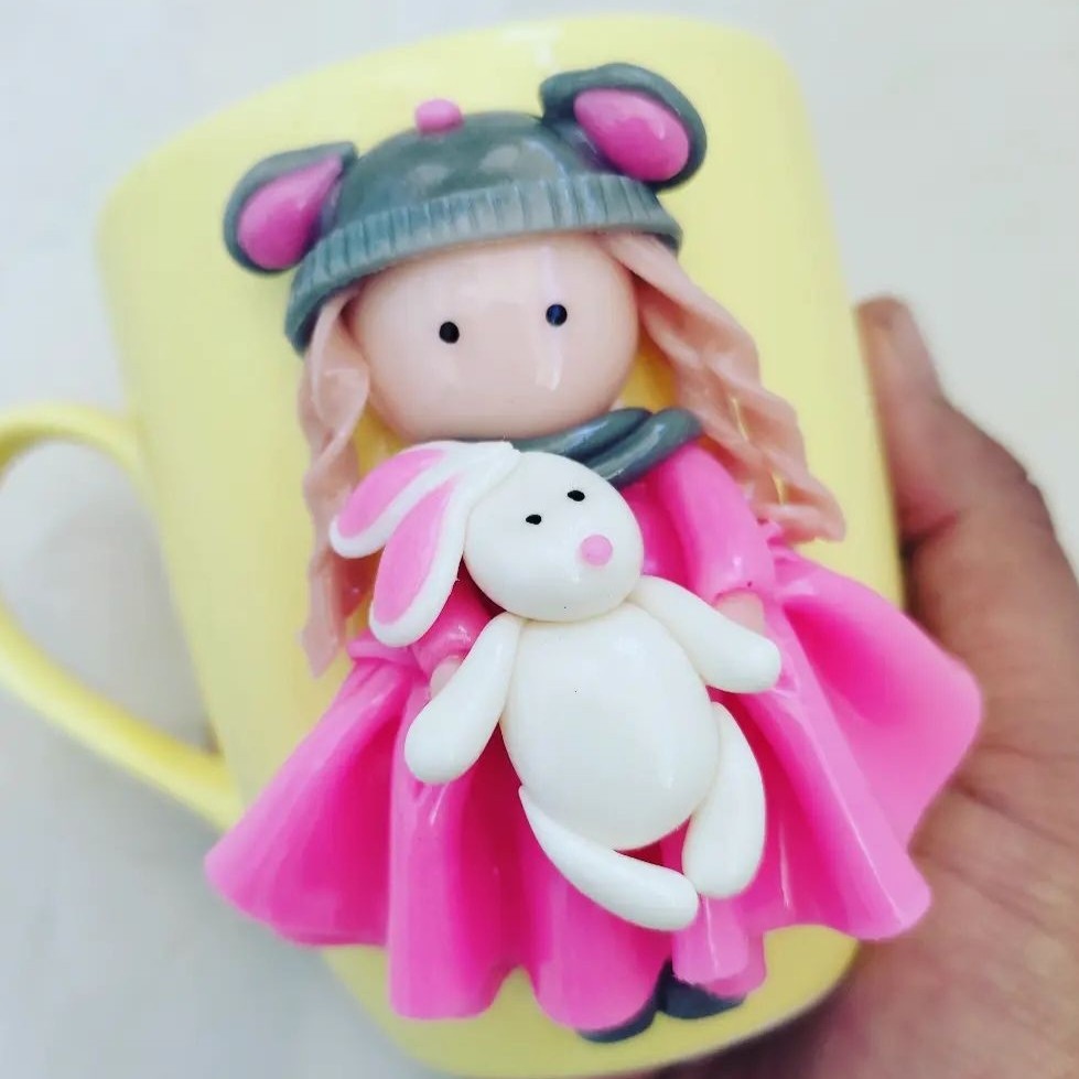 ماگ عروسکی دخترونه کد 24