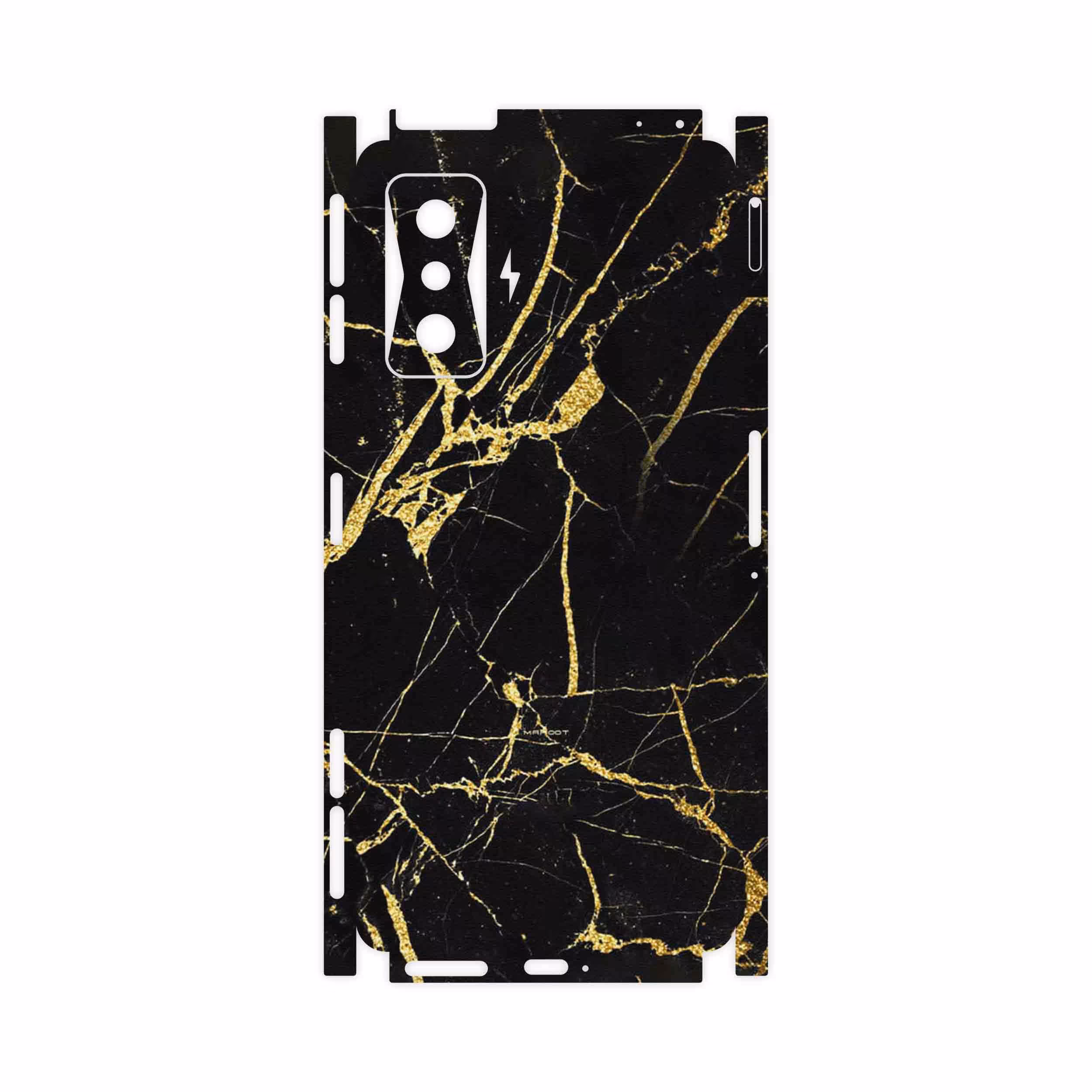 برچسب پوششی ماهوت مدل Graphite_Gold_Marble-FullSkin مناسب برای گوشی موبایل شیائومی Redmi K50 Gaming