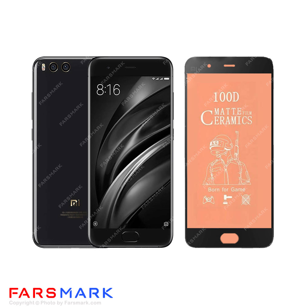 گلس سرامیکی مات گوشی شیائومی Xiaomi Mi 6