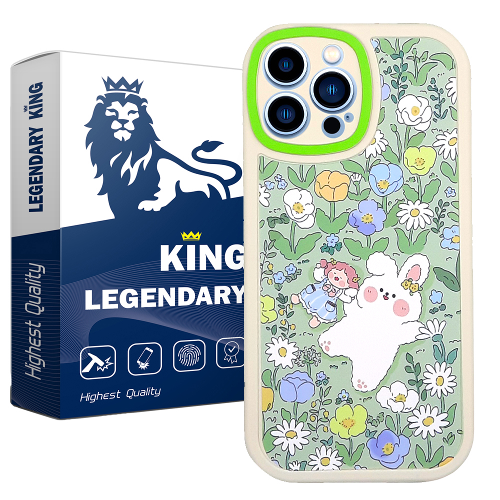 کاور لجندری کینگ مدل باغ مناسب برای گوشی موبایل  اپل IPhone 14 pro Max