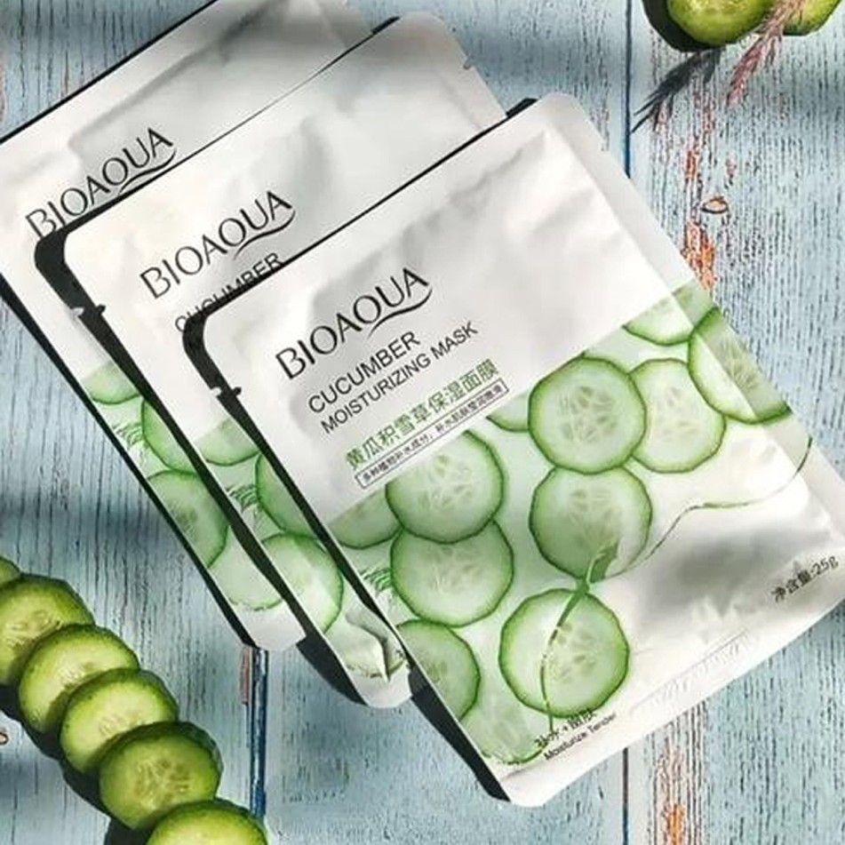 ماسک صورت ورقه ای  BIOAQUA (بیوآکوآ)  تنظیم کننده چربی پوست و شاداب کردن پوست و همچنین  آبرسان فوق العاده