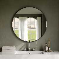 آینه مدل گرد فلزی طرح ظریف کد F-50 | کالا مکس