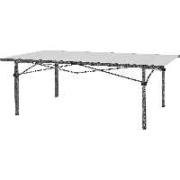 میز کمپ خاکستری کمپینگ باغ تاشو طراحی مدرن و ساختار با دوام 4 6 نفر KINGCAMP