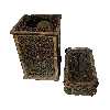 ست سطل و جا دستمال کاغذی مدل نگار-1 کد Ir-671