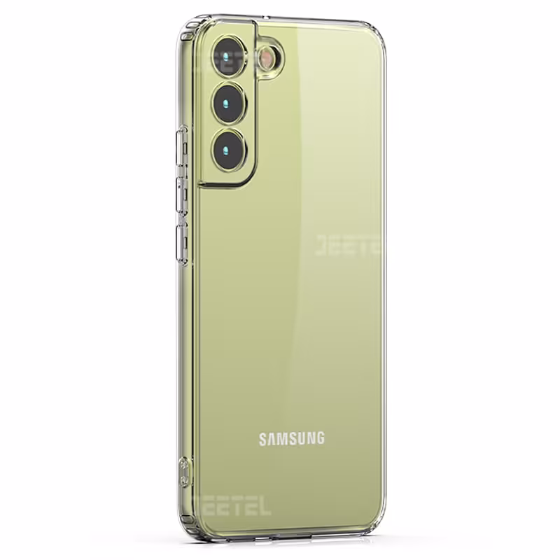 قاب گوشی Samsung Galaxy S22 5G مدل ژله ای پشت طلق (بدون محافظ لنز)