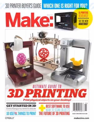 خرید و دانلود نسخه کامل کتاب Make Ultimate Guide to 3D Printing