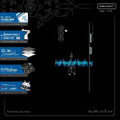 برچسب پوششی ماهوت مدل Electric Guitar-FullSkin مناسب برای گوشی موبایل سامسونگ Galaxy M13 (India)
