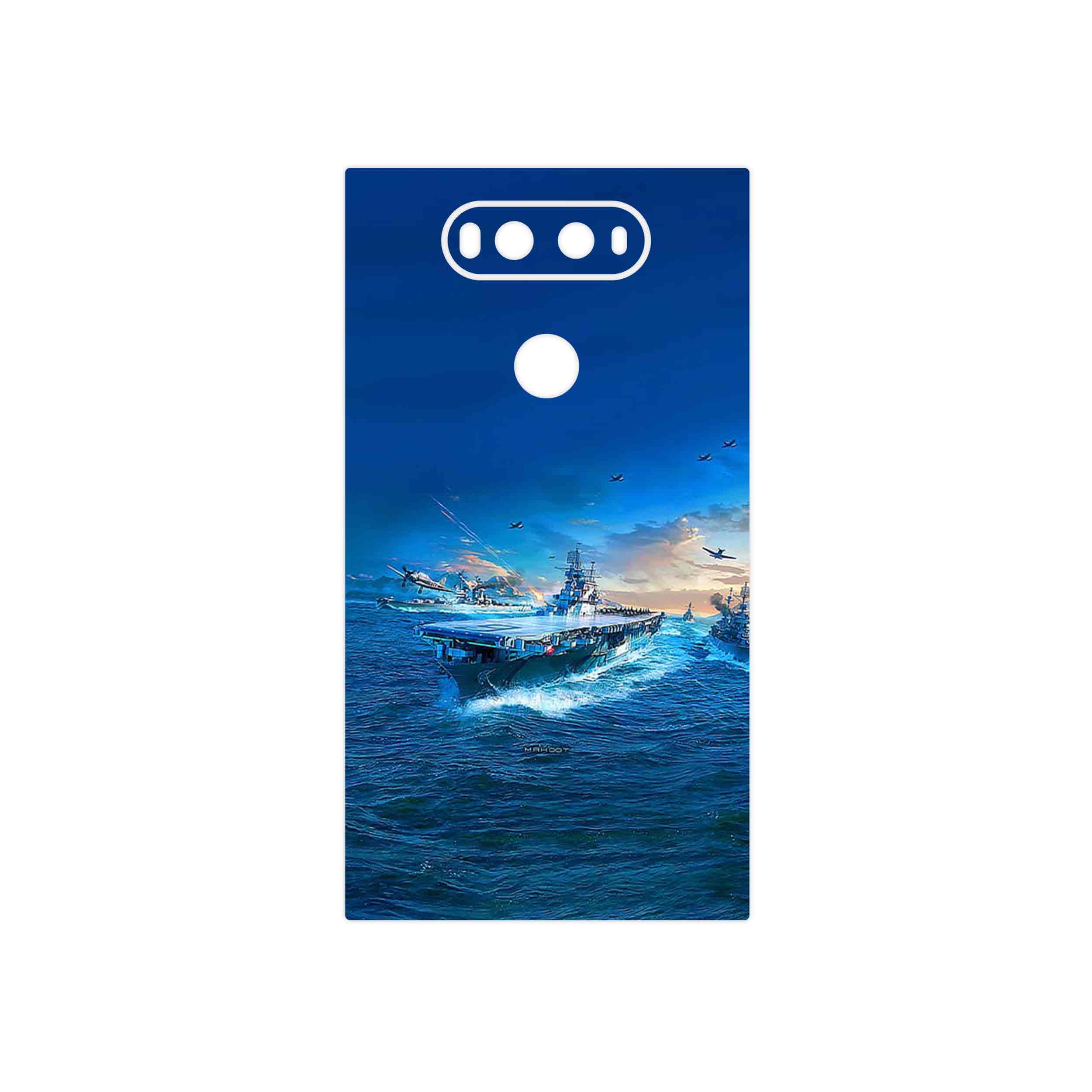 برچسب پوششی ماهوت مدل Warship مناسب برای گوشی موبایل ال جی V20