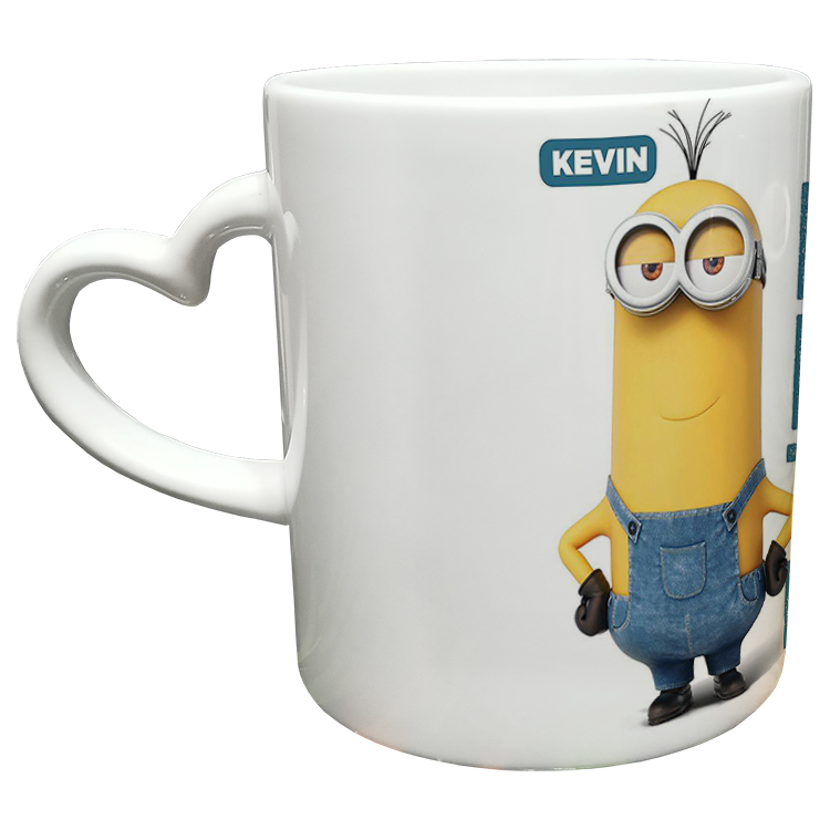 ماگ مدل دسته قلبی طرح مینیون کد 37