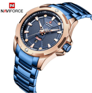 ساعت مچی مردانه ناویفورس اورجینال بند استیل NAVIFORCE