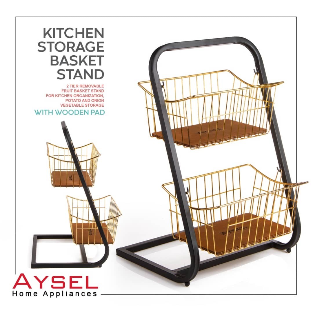 جای سیب زمینی پیاز مدل استار آیسل رنگ طلایی