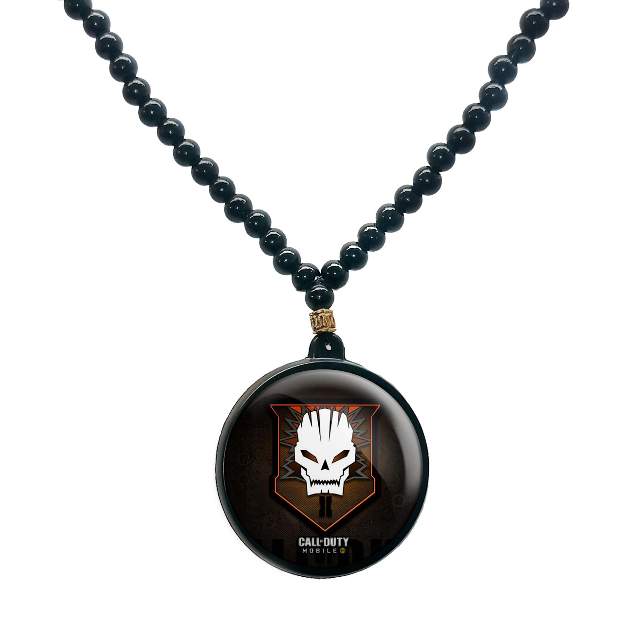 گردنبند پرمانه طرح call of duty کد pmd.1628 مدل دو طرفه