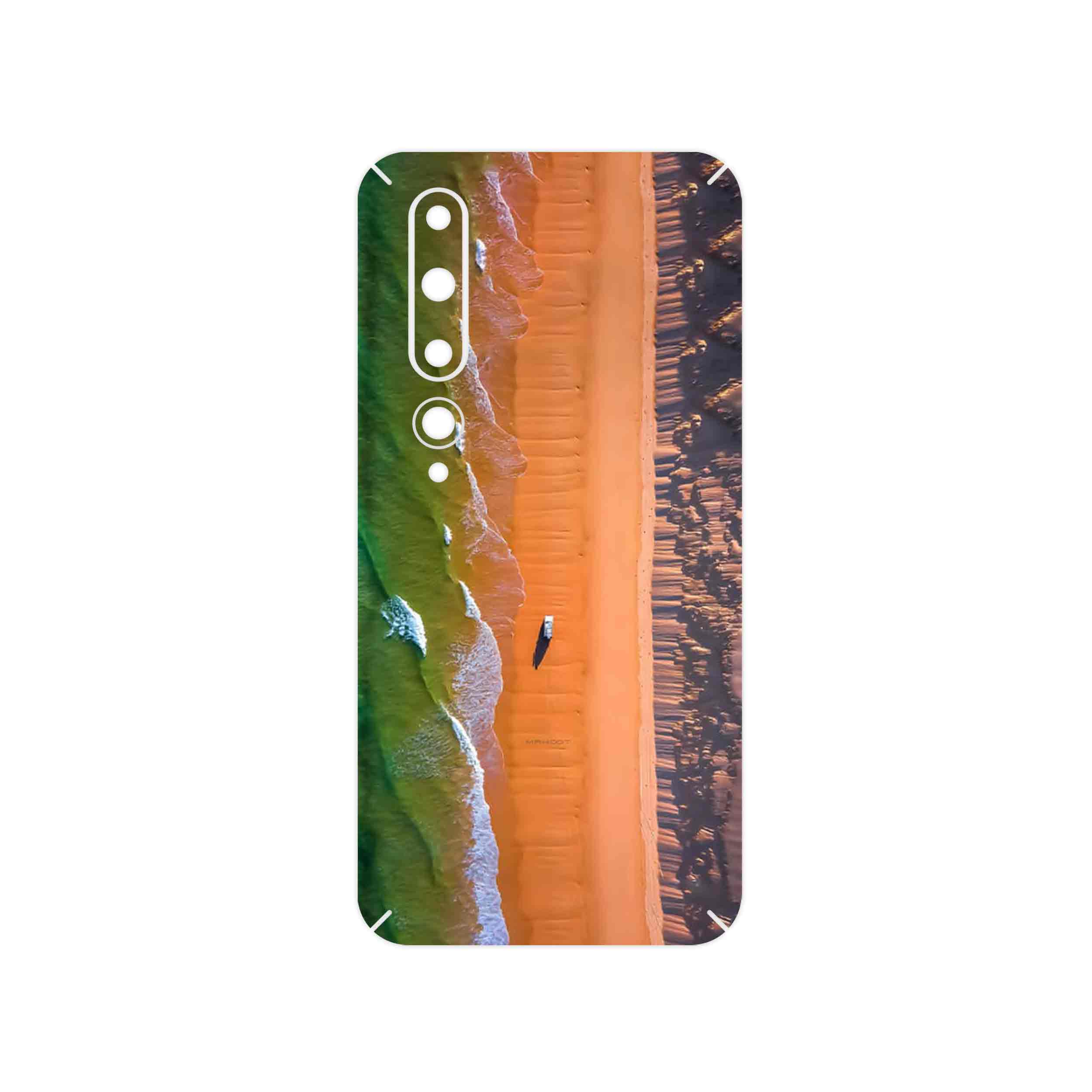 برچسب پوششی ماهوت مدل Beach and Green Sea مناسب برای گوشی موبایل شیائومی Mi 10 5G