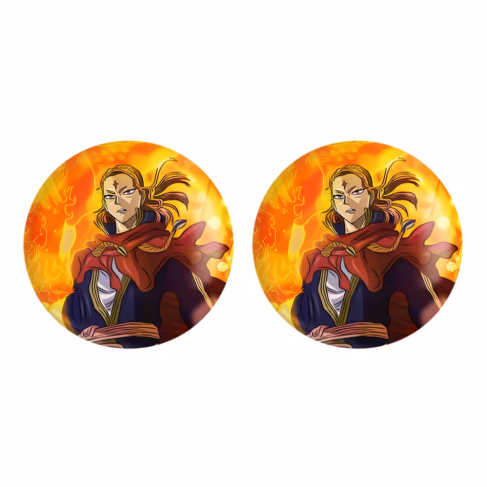 پیکسل خندالو مدل فرمانده آتشین انیمه کد 11728 به همراه مگنت