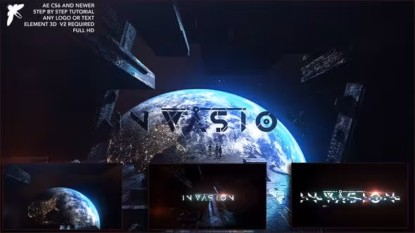 دانلود Epic Space Logo – پروژه نمایش لوگو افتر افکت