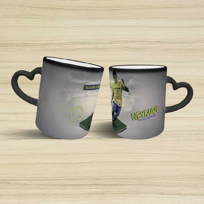 ماگ حرارتی مدل دسته قلبی طرح نیمار کد 73