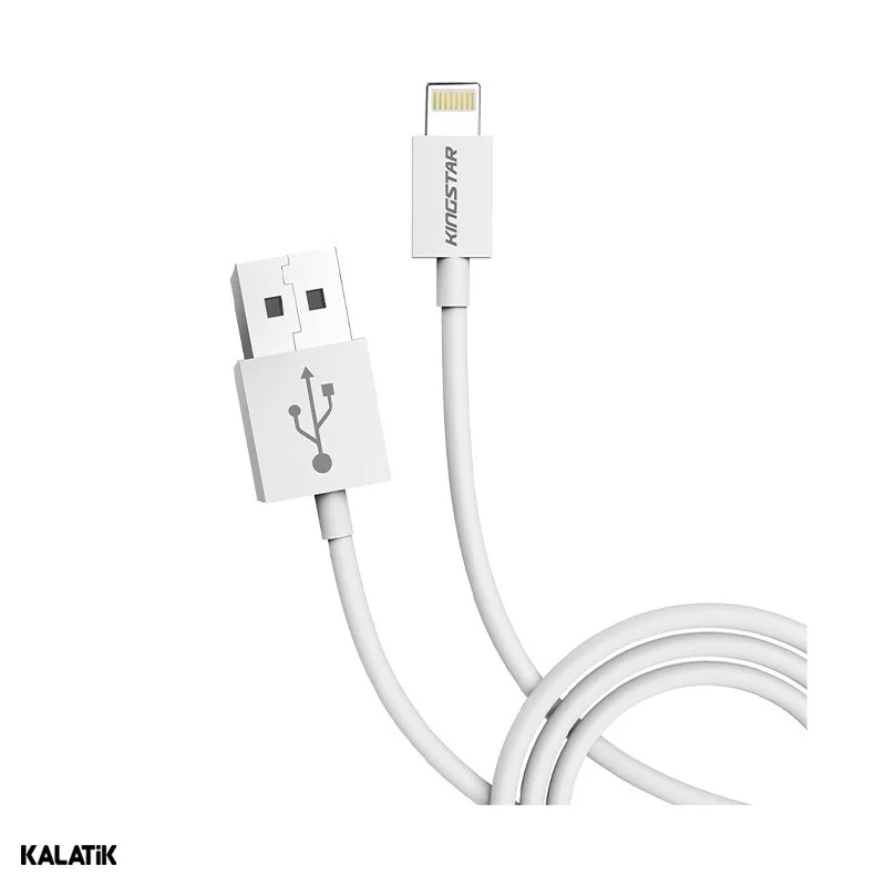 کابل تبدیل USB Type-A به لایتنینگ کینگ استار مدل K67i به طول 1.2 متر