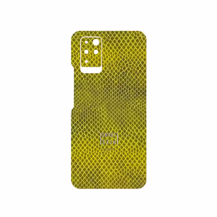برچسب پوششی ماهوت مدل Yellow Snake Skin مناسب برای گوشی موبایل اینفینیکس Note 10