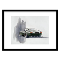 قیمت و خرید تابلو دکوراتیو مدل نقاشی آبرنگ خودرو کلاسیک کد 1744