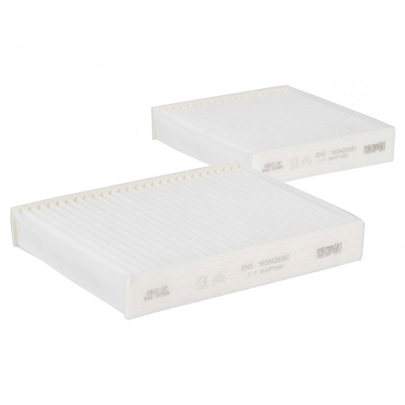 فیلتر کابین مدل 1609428080 مناسب برای پژو 2008 بسته 2 عددی