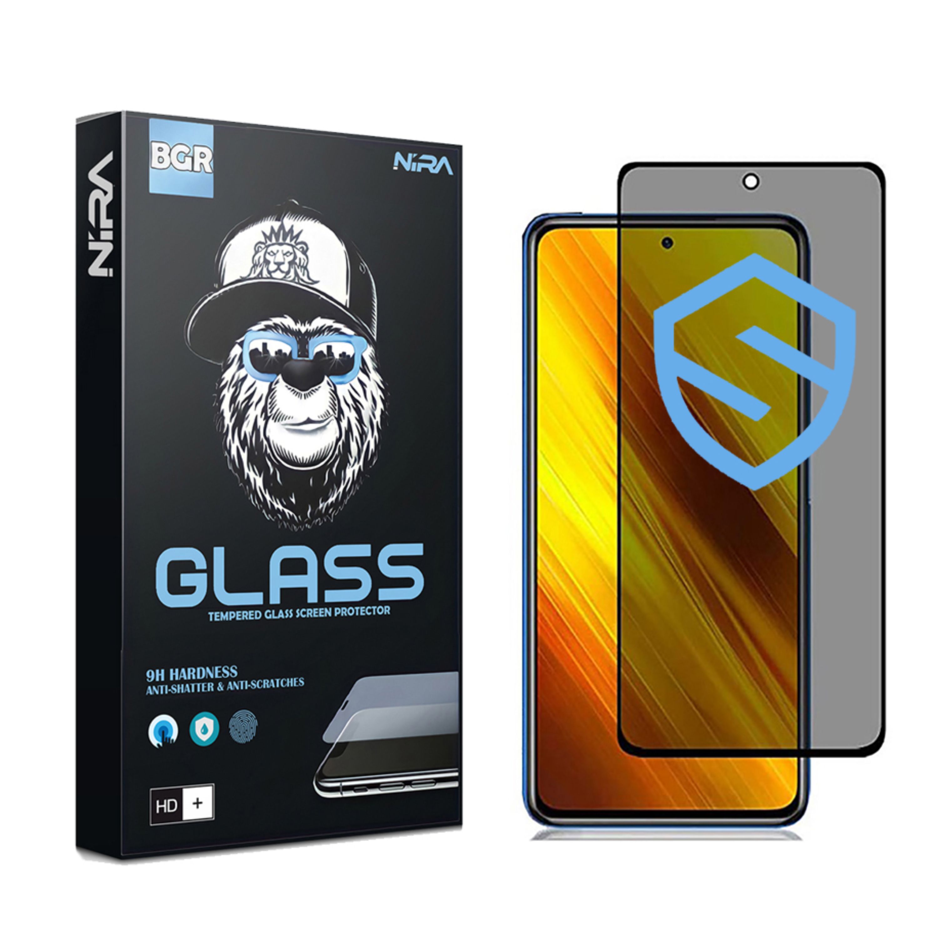 گلس پرایوسی گوشی موبایل مناسب برای مدل Galaxy M51 -  Xiaomi Note 9s - Note 9 Pro