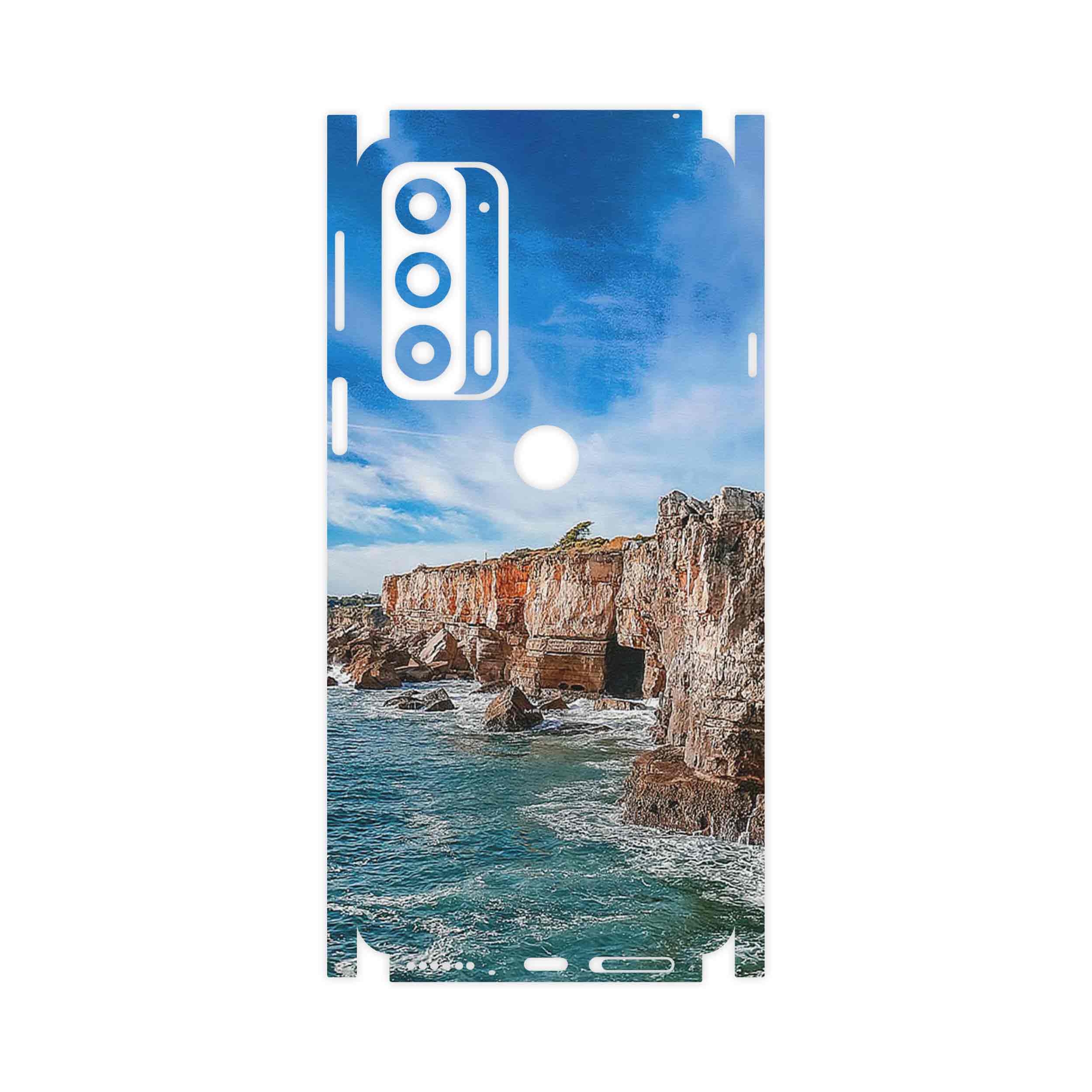برچسب پوششی ماهوت مدل Rock Mountain-FullSkin مناسب برای گوشی موبایل موتورولا Edge 20