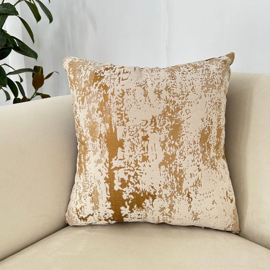 کاور کوسن آبرنگی کد02 با پشت مخمل درجه یک ( دو رو قابل استفاده )