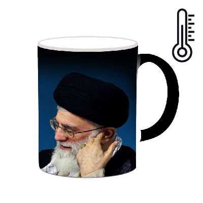 ماگ حرارتی کاکتی طرح مقام معظم رهبری مدل mgh19590
