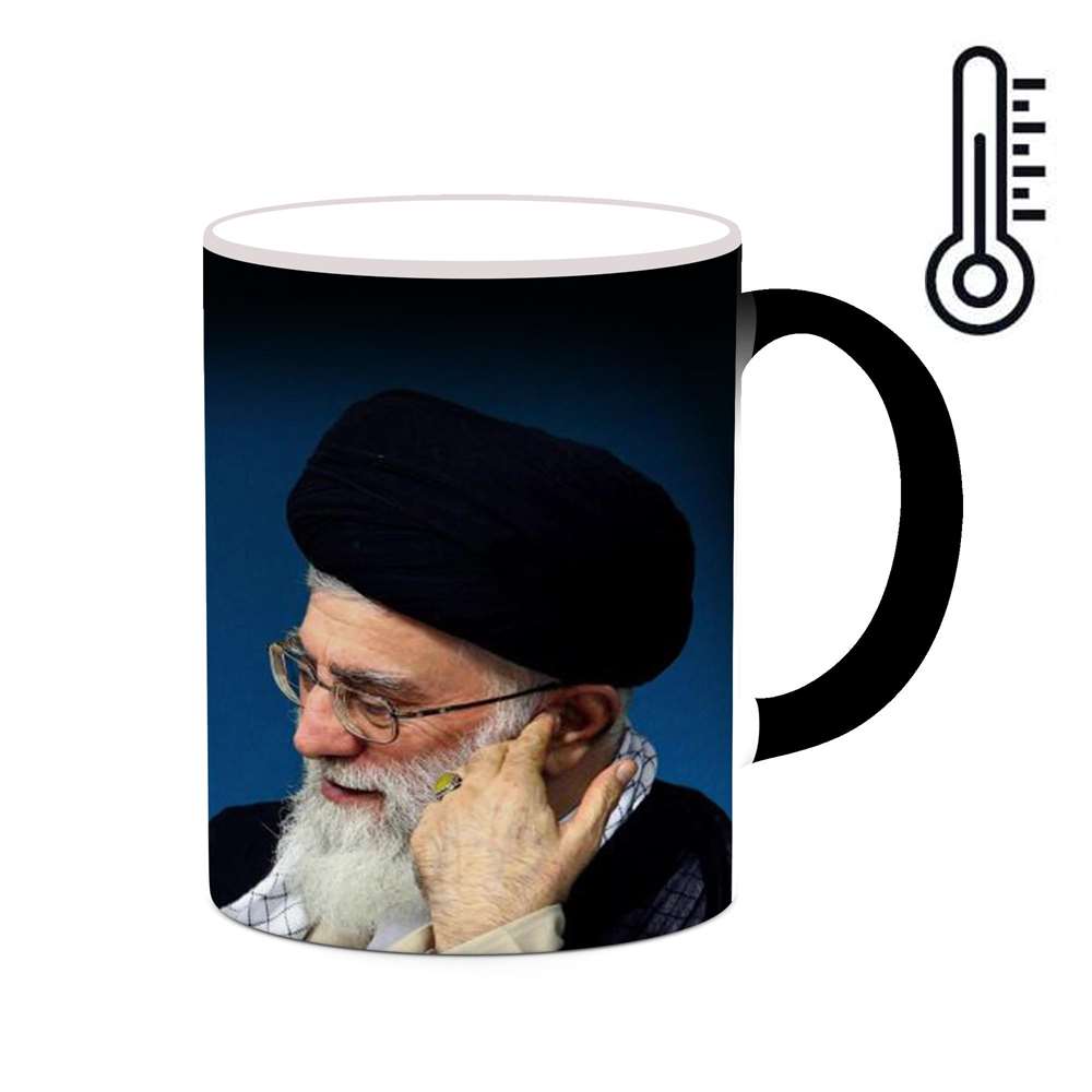 ماگ حرارتی کاکتی طرح مقام معظم رهبری مدل mgh19590