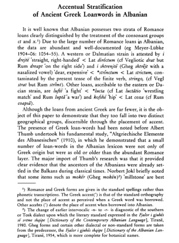 خرید و دانلود نسخه کامل کتاب Accentual Stratification of Ancient Greek Loanwords in Albanian