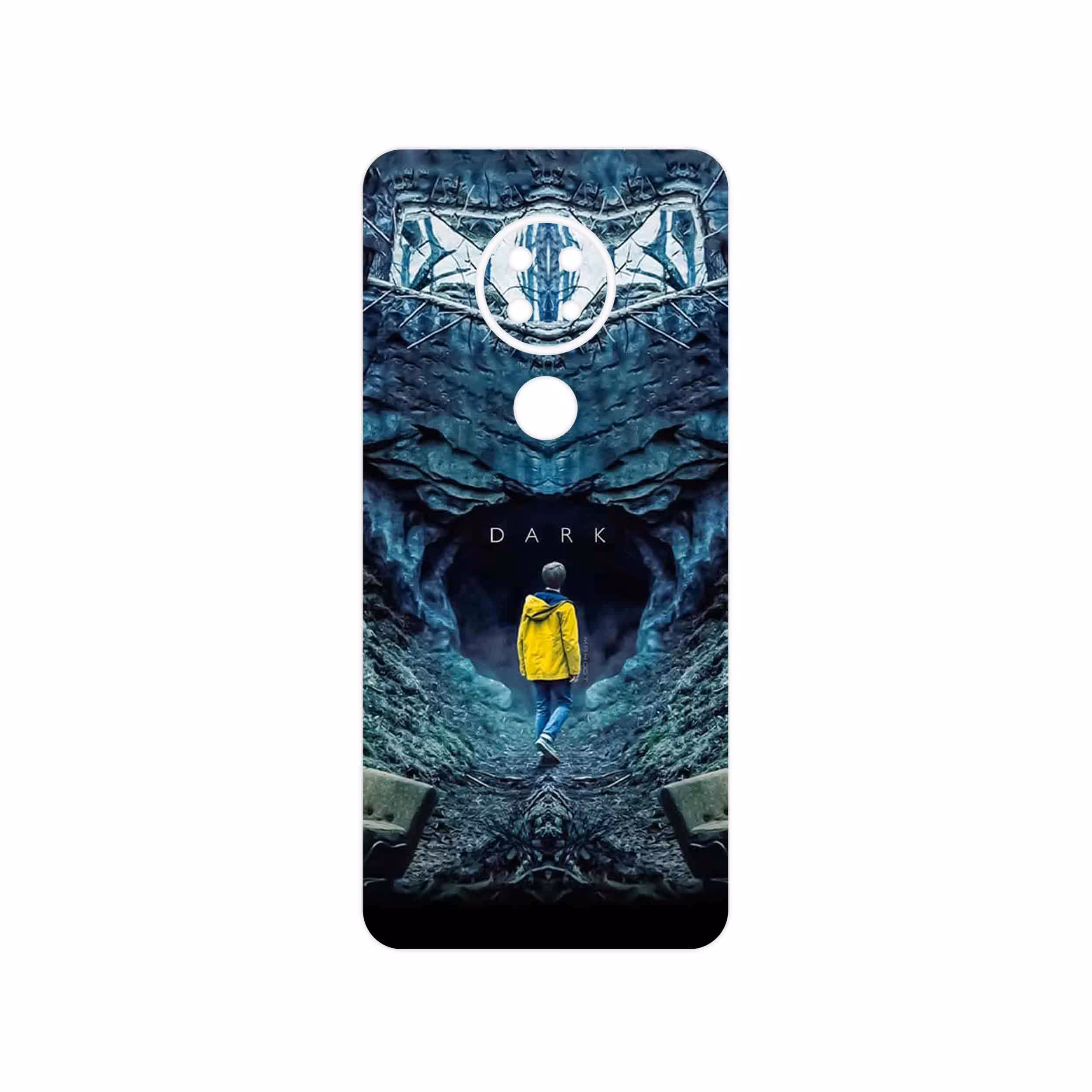برچسب پوششی ماهوت مدل Dark مناسب برای گوشی موبایل نوکیا 6.2