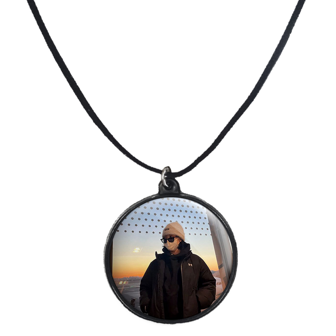 گردنبند پرمانه طرح تو ایس کد pmb.18333 مدل دو طرفه