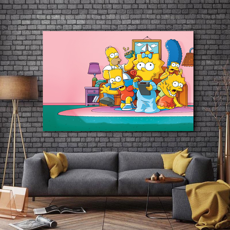 تابلو شاسی طرح انیمیشن مدل Simpsons کد A198