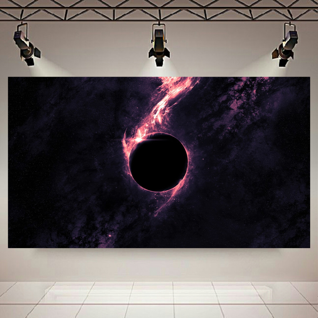 تابلو بوم طرح کهکشان و ستارگان مدل سیاره کد AR6820