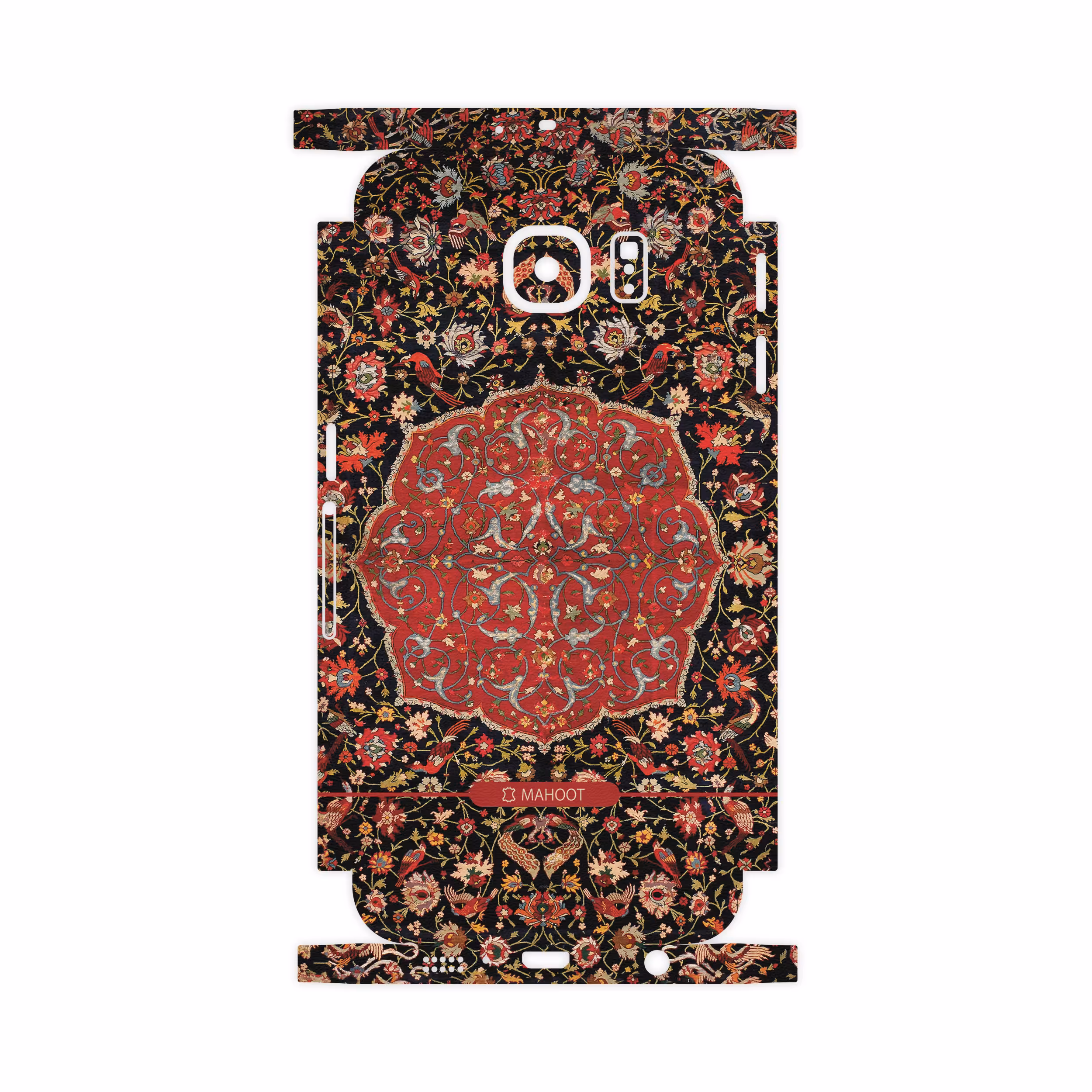 برچسب پوششی ماهوت مدل Persian-Carpet-Red-FullSkin مناسب برای گوشی موبایل سامسونگ Galaxy S6