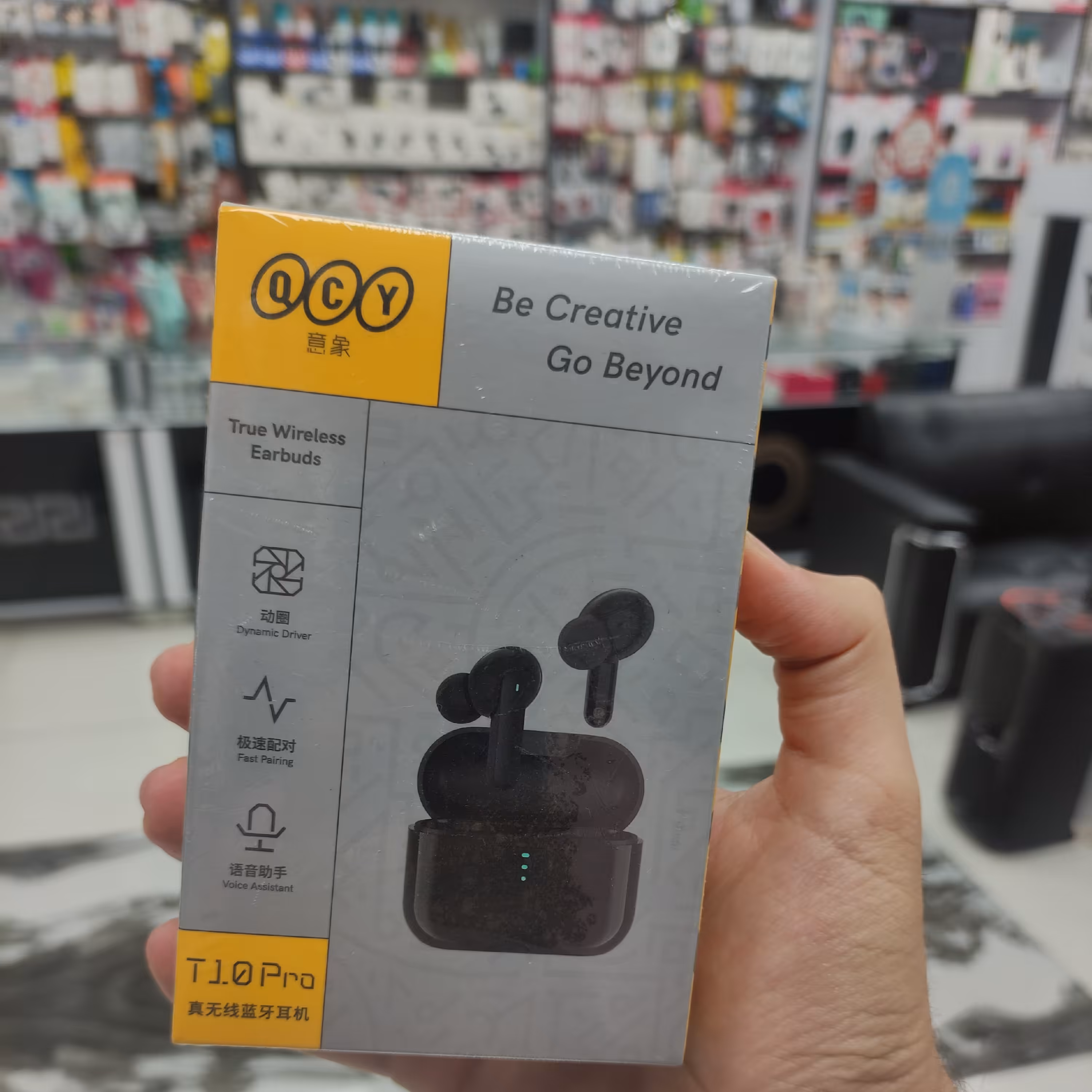 ایرپاد بلوتوثی مدل QCY-T10 PRO پک گلوبال
