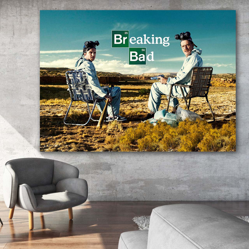 تابلو شاسی طرح Breaking Bad مدل Miscellaneous 0104 | دنیای قاب