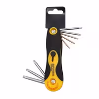 آچار آلن ستاره ای مدل داگ کد YP-H-T9-T40 مجموعه 8 عددی