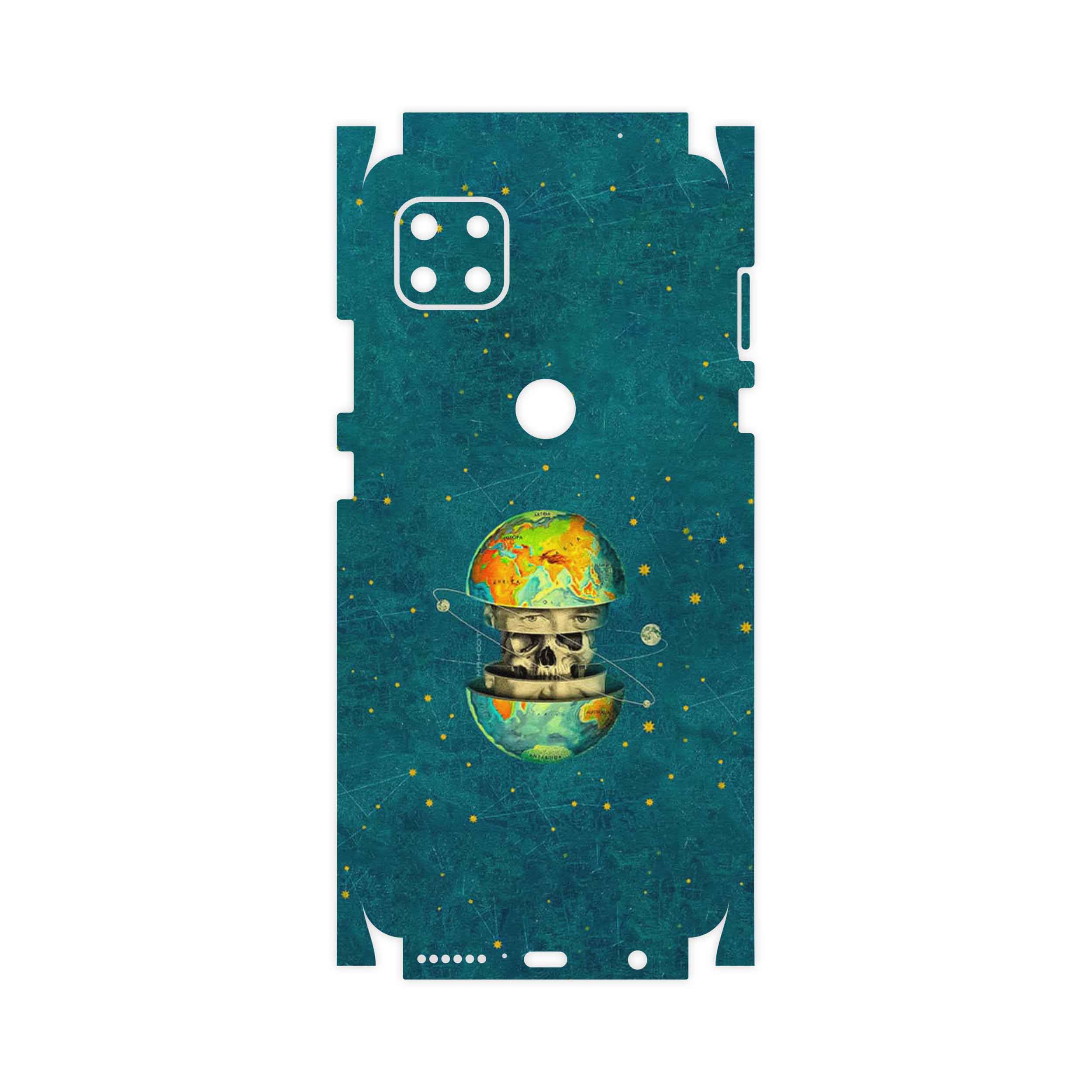 برچسب پوششی ماهوت مدل Collage of Earth Face-FullSkin مناسب برای گوشی موبایل موتورولا MOTO G 5G