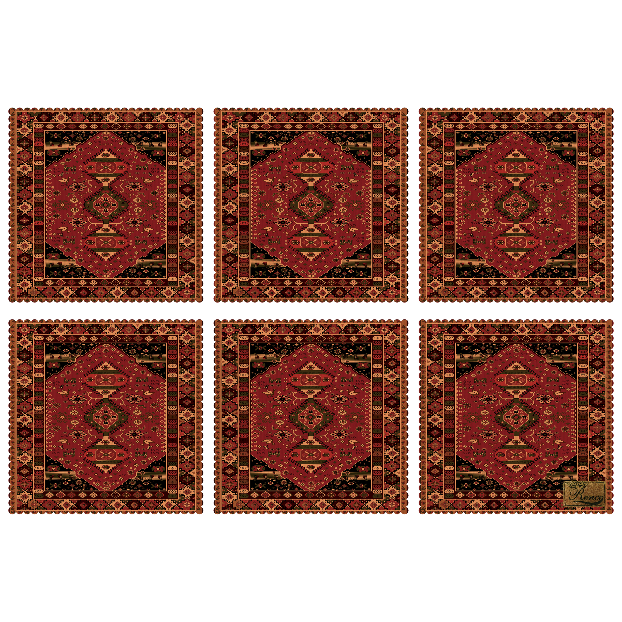 زیربشقابی رنس مدل UU1-42455 بسته 6 عددی