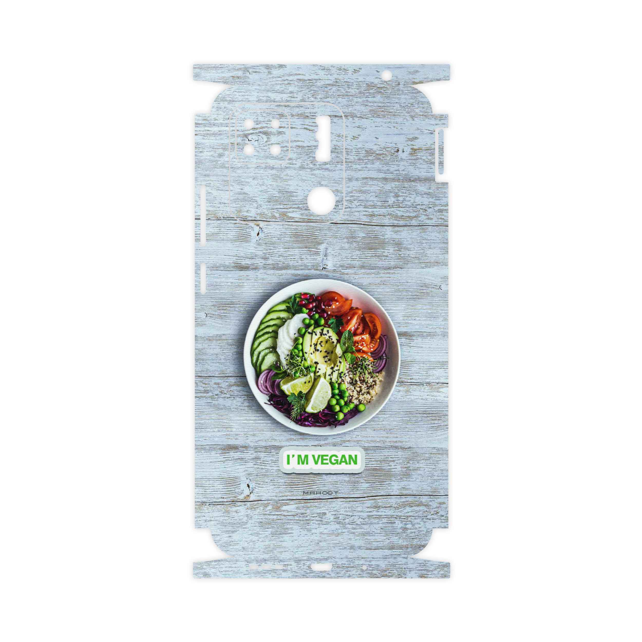 برچسب پوششی ماهوت مدل Im-vegan-FullSkin مناسب برای گوشی موبایل شیائومی Redmi 10A