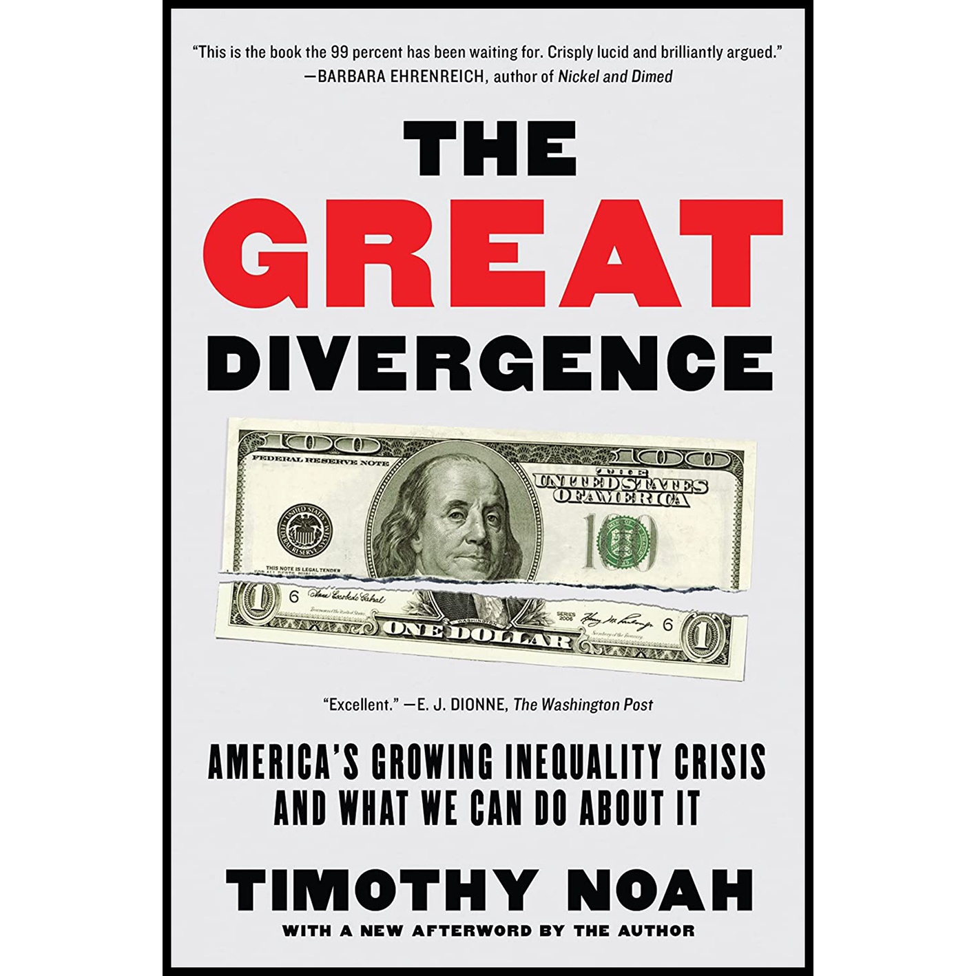 کتاب The Great Divergence اثر Timothy Noah انتشارات Bloomsbury Press