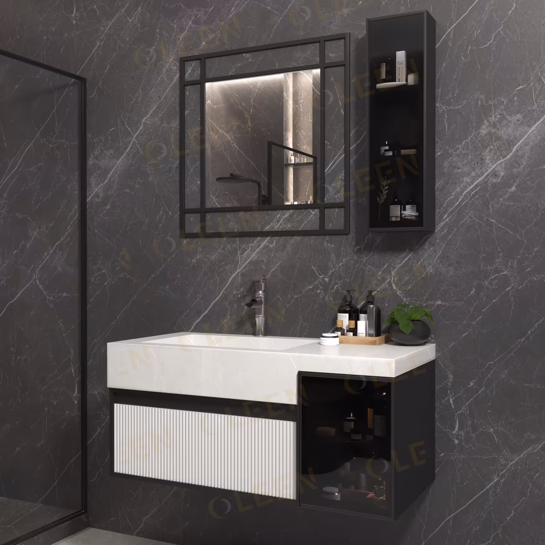 روشویی کابینتی اُلین مدل سوین