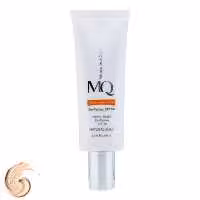 کرم ضد آفتاب رنگی ام کیو SPF50 مدل NATURAL BEIGE BIO TACHES مناسب انواع پوست، حجم 55 میلی‌لیتر