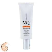 کرم ضد آفتاب رنگی ام کیو SPF50 مدل NATURAL BEIGE BIO TACHES مناسب انواع پوست، حجم 55 میلی‌لیتر