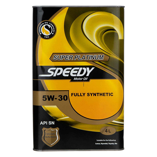 خرید روغن موتور اسپیدی سوپر پلاتینیوم 5w30 sn تمام سنتتیک چهار لیتری | اتوموبی