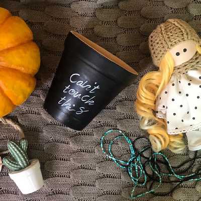 گلدان سفالی پاستل گالری مدل four cant کد 4