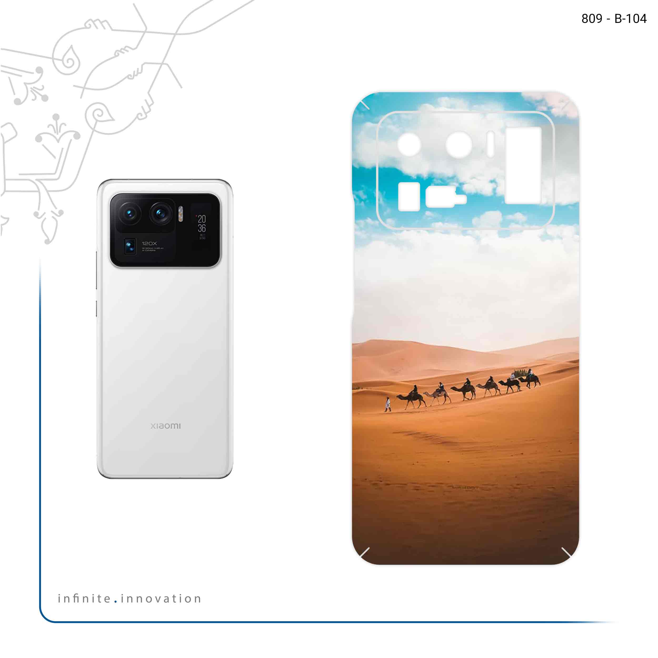 برچسب پوششی ماهوت مدل Camel مناسب برای گوشی موبایل شیائومی Mi 11 Ultra