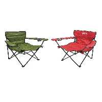 صندلی کمپ سبز کمپینگ لوکس تاشو کواترو 2 GRAY WOLF